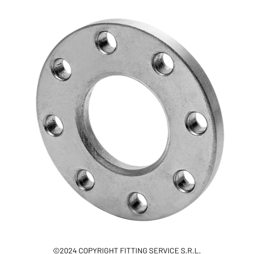 Slip on aluminium flange PN 16 – ISO dimensions